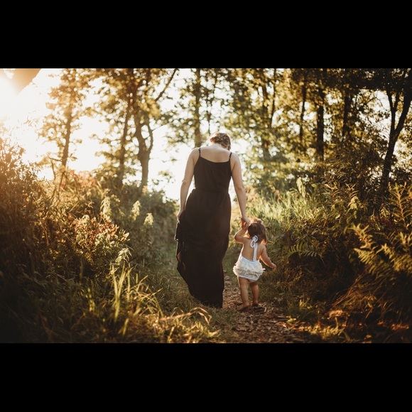 Black boho maxi dress - Picture 5 of 5